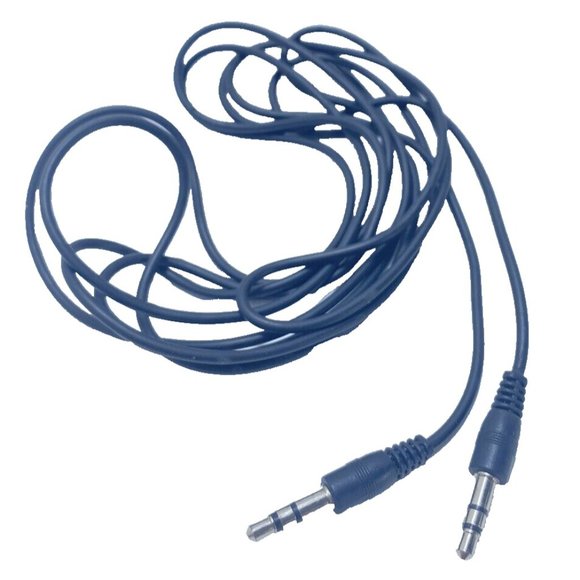 Aux Cord Cable, New, Black - Picture 1 of 5